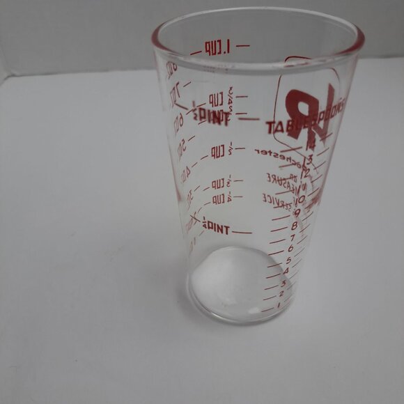 Vintage Advertising Measuring Glass Lincoln Rochester Bank Collectible Promo - Picture 10 of 13
